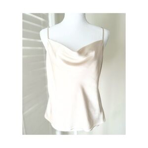 OAK + FORT Cream Cowl Neck Camisole
